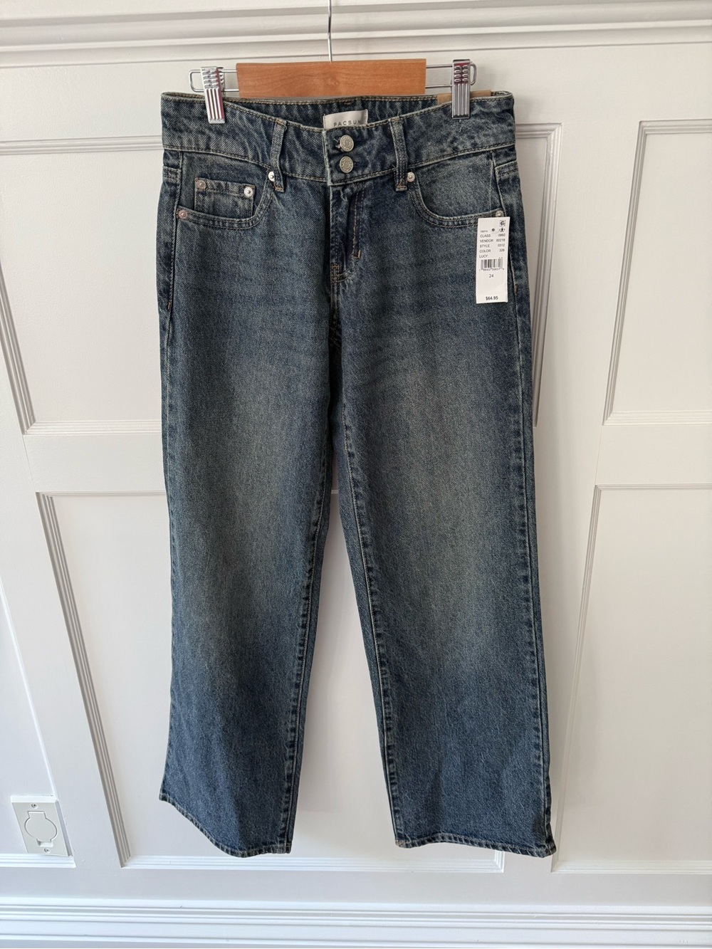 PACSUN low rise girlfriend size 25 NWT